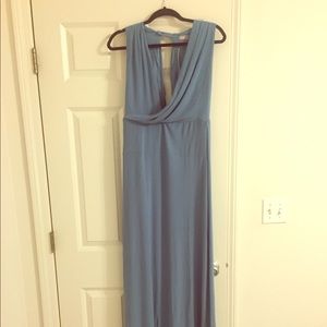 Light blue gown